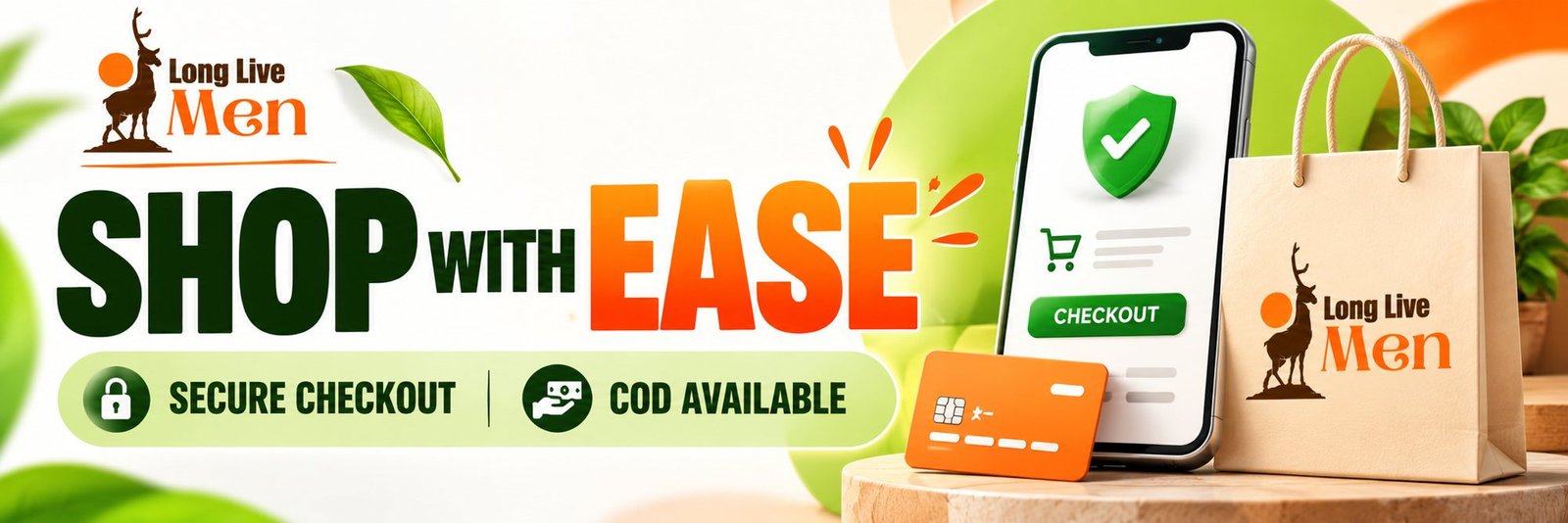 Shop with ease — secure checkout, COD available
